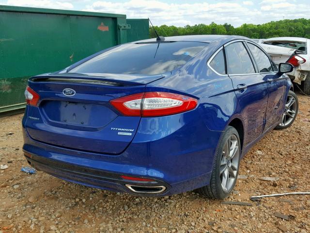 3FA6P0K96GR120967 - 2016 FORD FUSION TIT BLUE photo 4