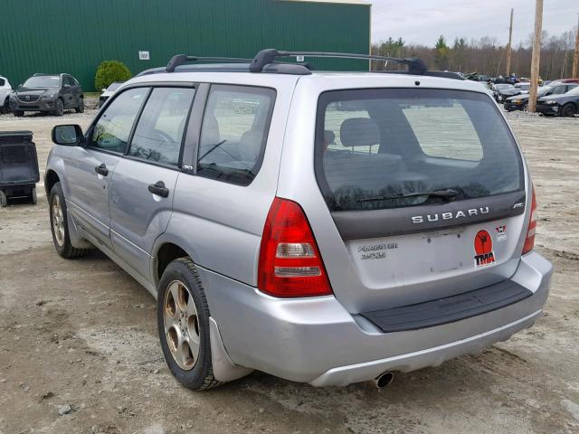 JF1SG656X3H749730 - 2003 SUBARU FORESTER 2 SILVER photo 3