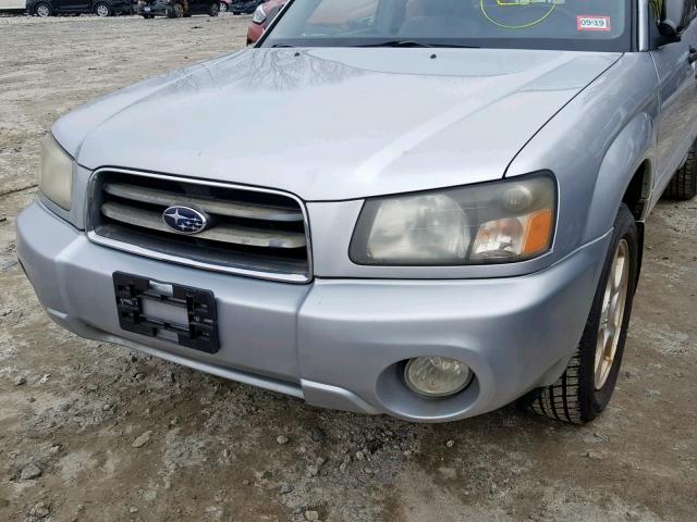 JF1SG656X3H749730 - 2003 SUBARU FORESTER 2 SILVER photo 9