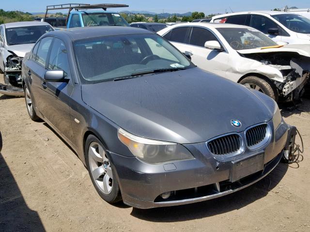 WBANE53546CK87262 - 2006 BMW 525 I GRAY photo 1