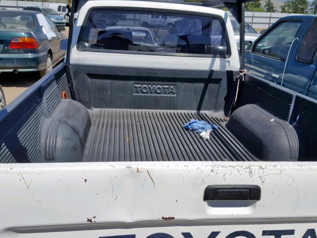 JT4RN81A1M0076122 - 1991 TOYOTA PICKUP 1/2 WHITE photo 6