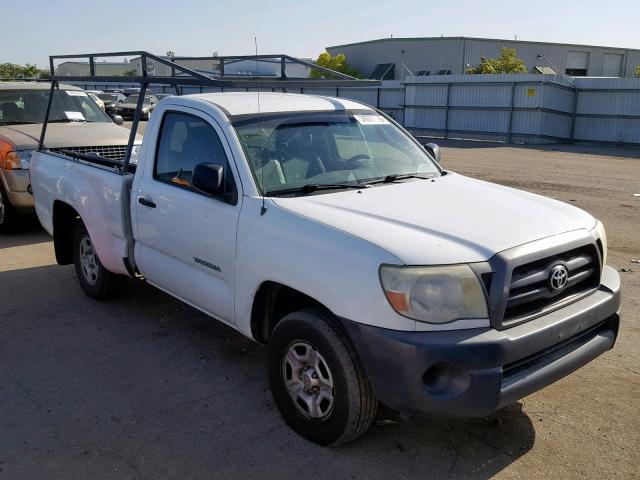 5TENX22N96Z192954 - 2006 TOYOTA TACOMA WHITE photo 1