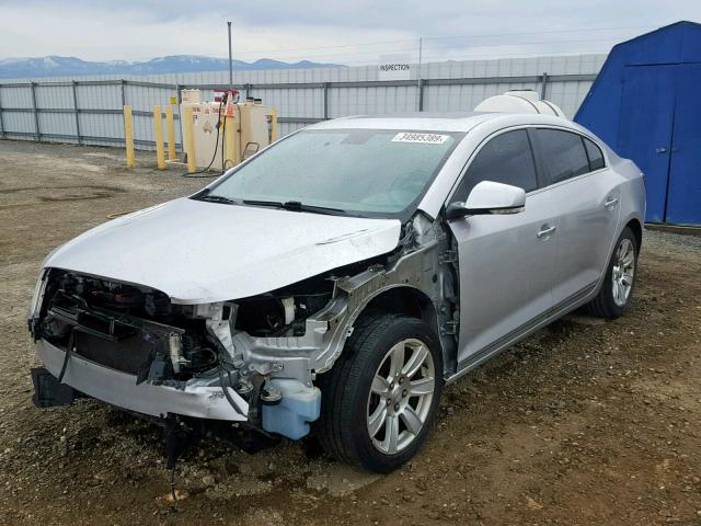 1G4GC5EG0AF179529 - 2010 BUICK LACROSSE C SILVER photo 2