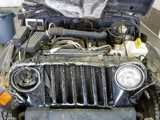 1J4FA69S46P771005 - 2006 JEEP WRANGLER / BLACK photo 7