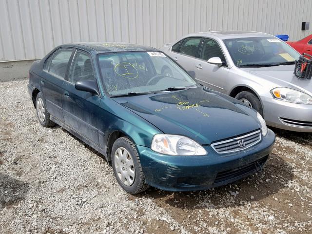 2HGEJ6616XH906988 - 1999 HONDA CIVIC BASE GREEN photo 1
