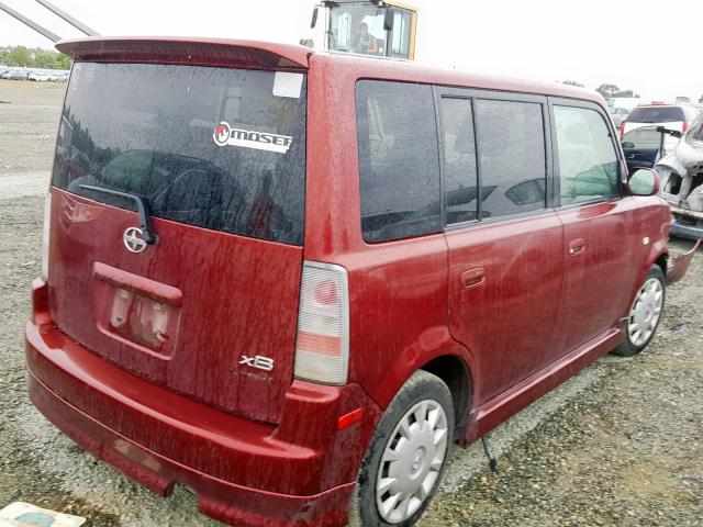 JTLKT324864071762 - 2006 TOYOTA SCION XB 红色 照片 4