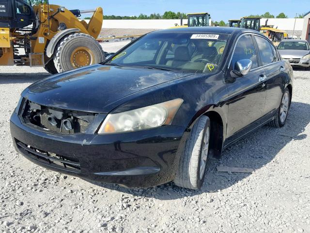 1HGCP26829A092299 - 2009 HONDA ACCORD EXL BLACK photo 2