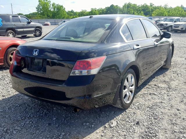 1HGCP26829A092299 - 2009 HONDA ACCORD EXL BLACK photo 4