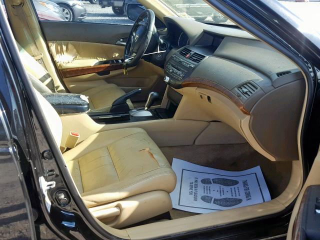 1HGCP26829A092299 - 2009 HONDA ACCORD EXL BLACK photo 5