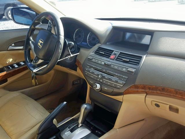 1HGCP26829A092299 - 2009 HONDA ACCORD EXL BLACK photo 9