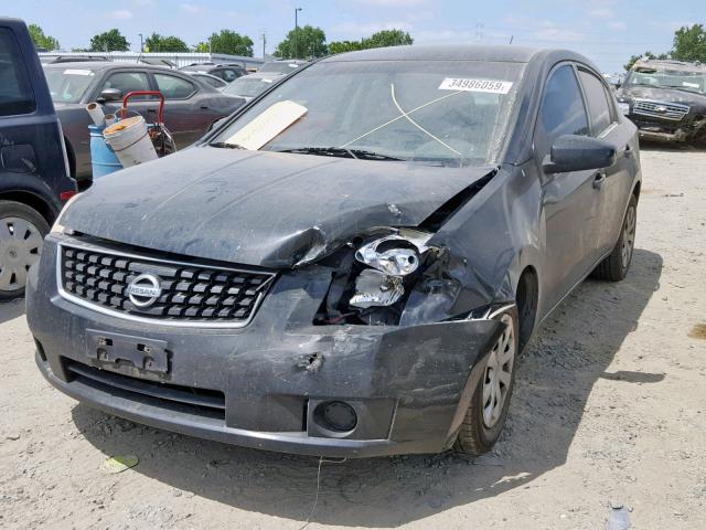 3N1AB61EX8L672211 - 2008 NISSAN SENTRA 2.0 BLACK photo 2