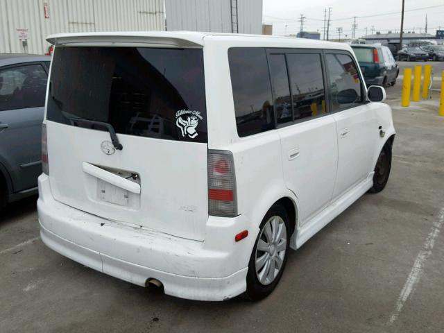 JTLKT324854018591 - 2005 TOYOTA SCION XB 白色 照片 4