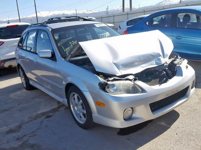 JM1BJ245121487360 - 2002 MAZDA PROTEGE PR SILVER photo 1