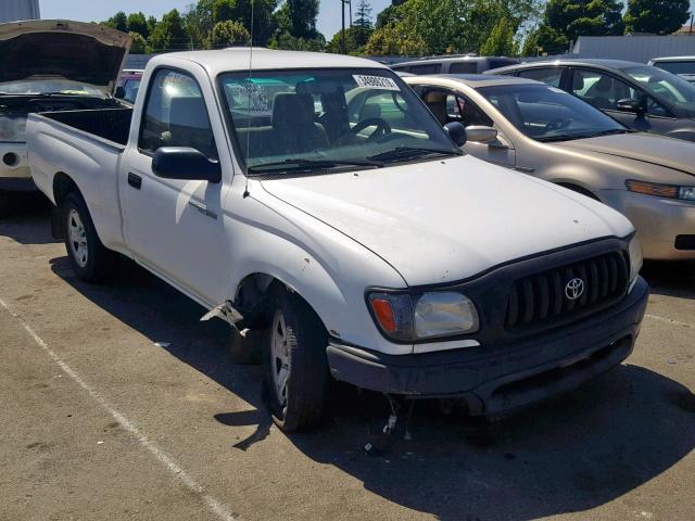 5TENL42N23Z211945 - 2003 TOYOTA TACOMA WHITE photo 1