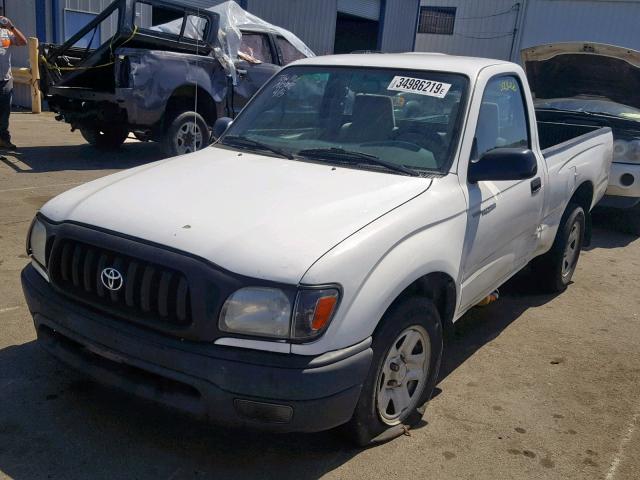 5TENL42N23Z211945 - 2003 TOYOTA TACOMA WHITE photo 2