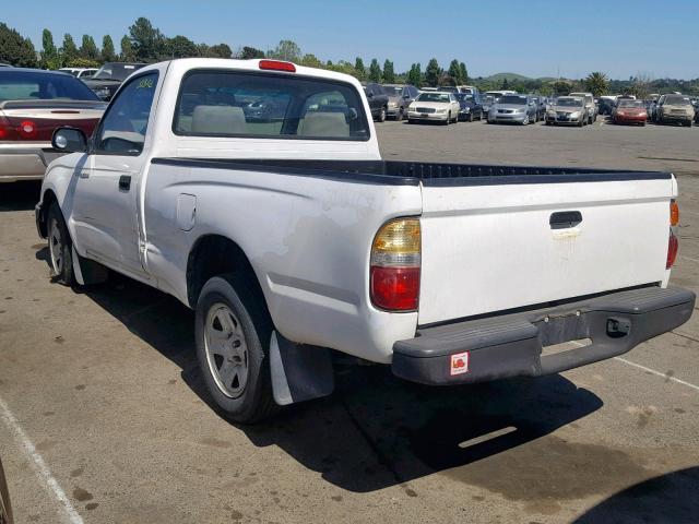 5TENL42N23Z211945 - 2003 TOYOTA TACOMA WHITE photo 3