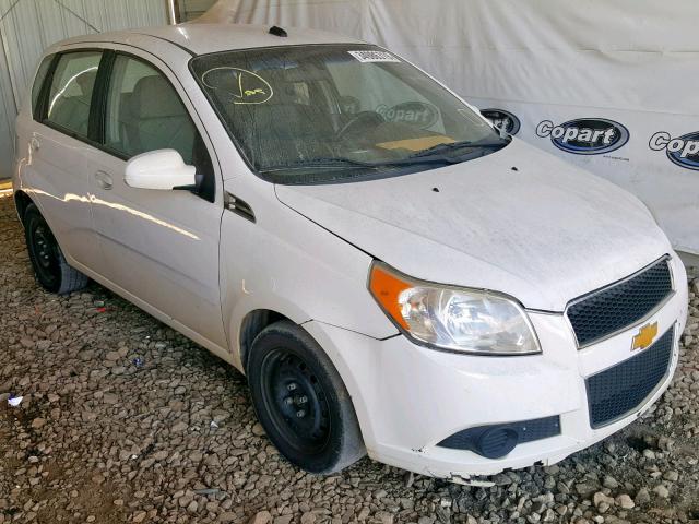 KL1TD6DE1AB049344 - 2010 CHEVROLET AVEO LS WHITE photo 1