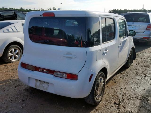 JN8AZ2KR5AT159781 - 2010 NISSAN CUBE BASE WHITE photo 4