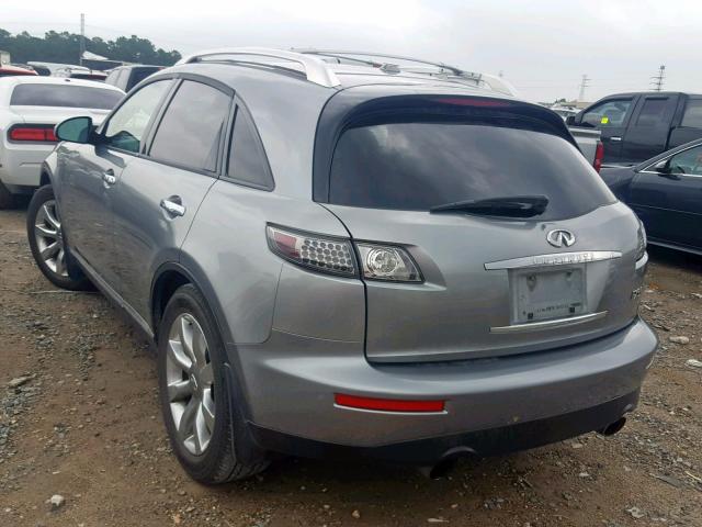 JNRAS08U96X103939 - 2006 INFINITI FX35 GRAY photo 3