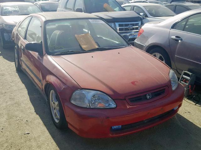 1HGEJ6127VL048267 - 1997 HONDA CIVIC DX RED photo 1