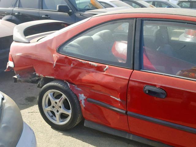 1HGEJ6127VL048267 - 1997 HONDA CIVIC DX RED photo 9