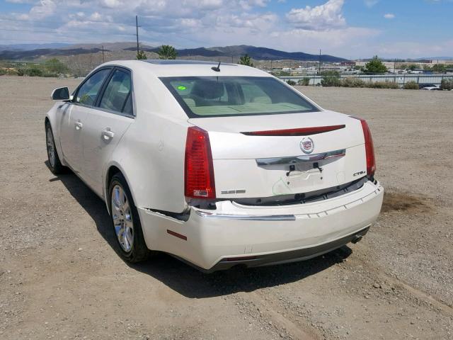 1G6DT57V180141228 - 2008 CADILLAC CTS HI FEA WHITE photo 3