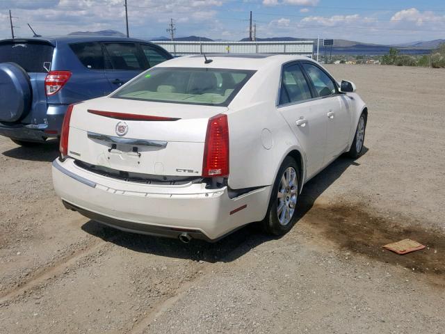 1G6DT57V180141228 - 2008 CADILLAC CTS HI FEA WHITE photo 4