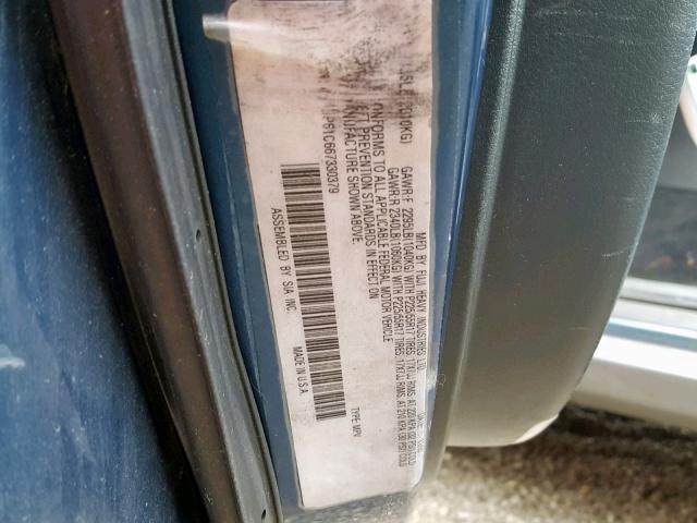 4S4BP61C667330379 - 2006 SUBARU LEGACY OUT GREEN photo 10