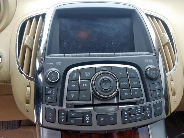 1G4GH5E39CF294728 - 2012 BUICK LACROSSE P WHITE photo 9