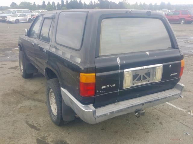 JT3VN29VXM0009428 - 1991 TOYOTA 4RUNNER VN BLACK photo 3