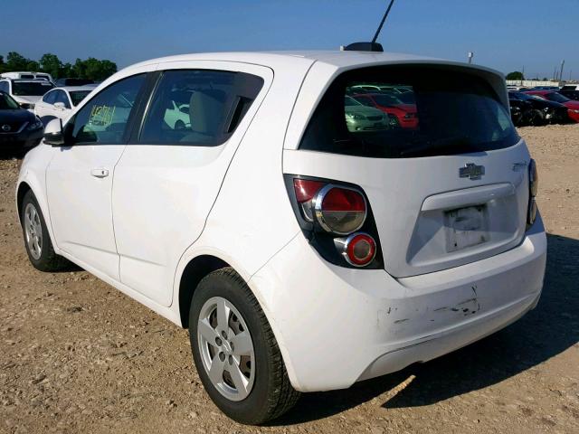 1G1JA6SH8F4137737 - 2015 CHEVROLET SONIC LS WHITE photo 3