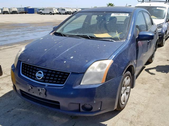 3N1AB61EX8L620741 - 2008 NISSAN SENTRA 2.0 BLUE photo 2