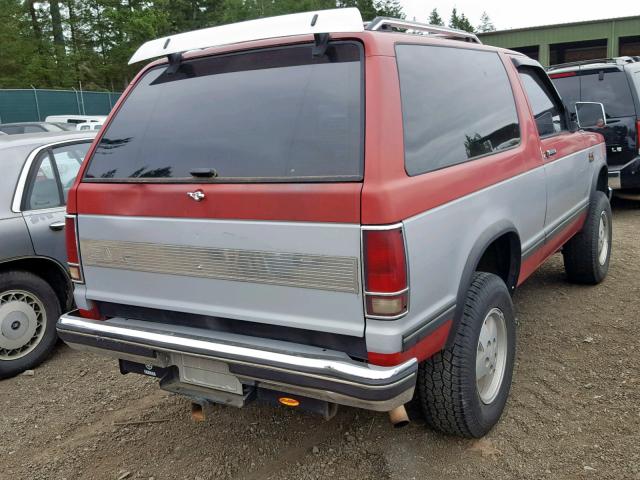 1G5DT18B6E0501932 - 1984 GMC S15 JIMMY RED photo 4