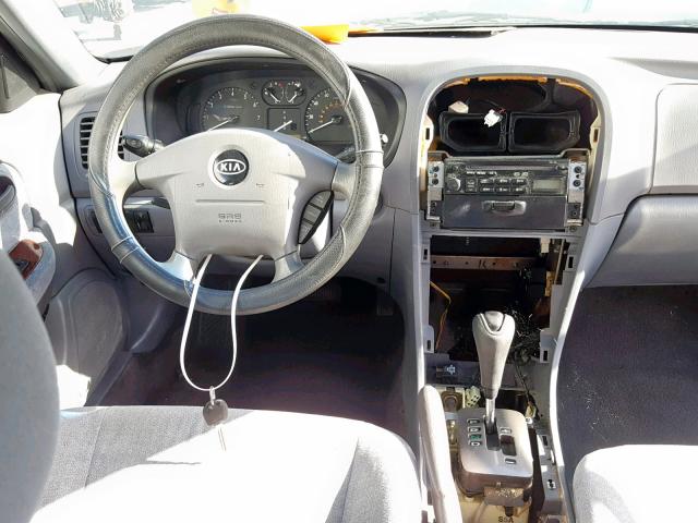 KNAGD128145275863 - 2004 KIA OPTIMA LX BLUE photo 9