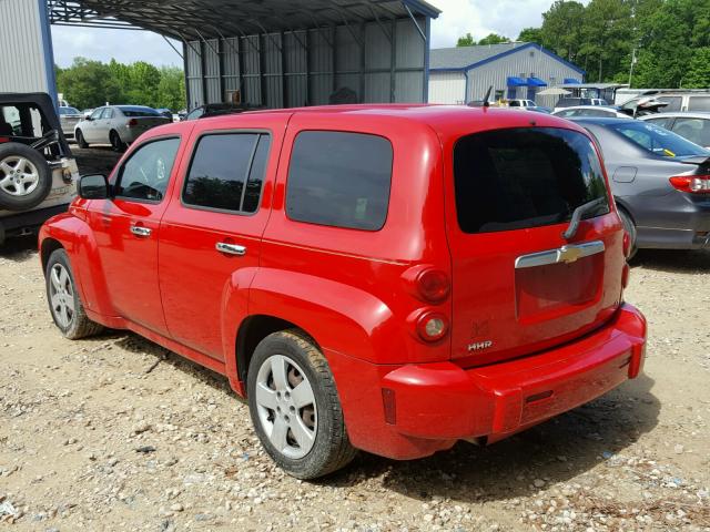3GNCA13BX9S503397 - 2009 CHEVROLET HHR LS Rojo foto 3