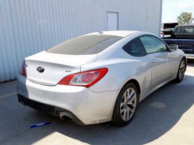 KMHHT6KD0BU059795 - 2011 HYUNDAI GENESIS CO SILVER photo 4