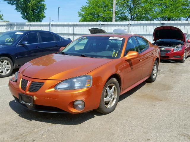 2G2WS522141286102 - 2004 PONTIAC GRAND PRIX ORANGE photo 2