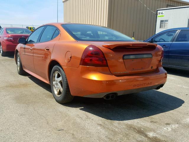 2G2WS522141286102 - 2004 PONTIAC GRAND PRIX ORANGE photo 3