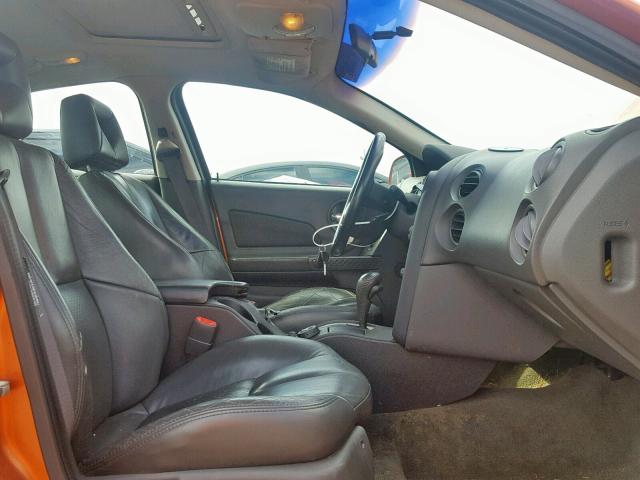 2G2WS522141286102 - 2004 PONTIAC GRAND PRIX ORANGE photo 5