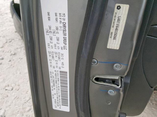 1J4NT1FB4BD290566 - 2011 JEEP COMPASS SP Сұр фото 10