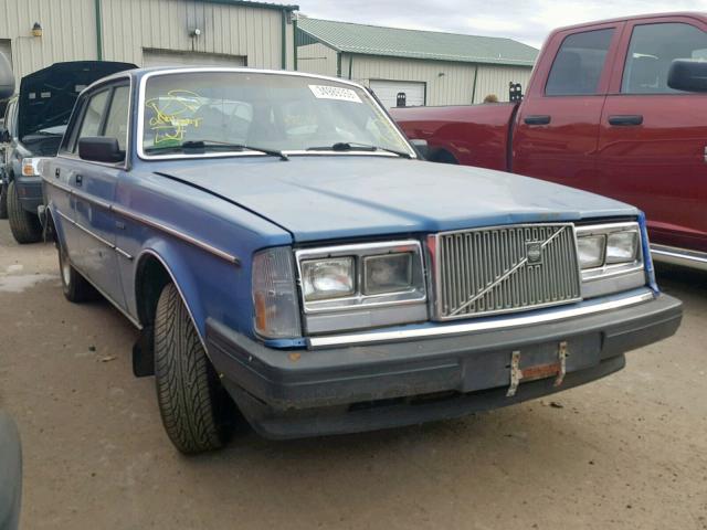 YV1AX8842F1111295 - 1985 VOLVO 244 DL BLUE photo 1