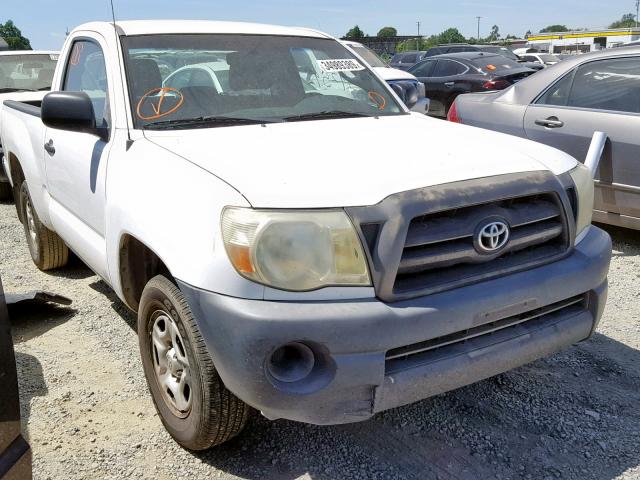 5TENX22N76Z312024 - 2006 TOYOTA TACOMA WHITE photo 1