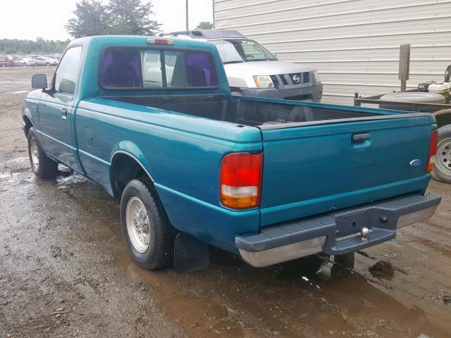 1FTCR10A0PTA71323 - 1993 FORD RANGER GREEN photo 3