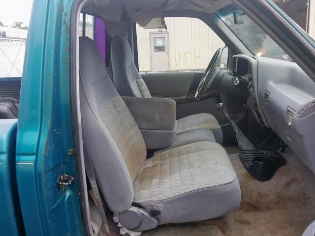 1FTCR10A0PTA71323 - 1993 FORD RANGER GREEN photo 5