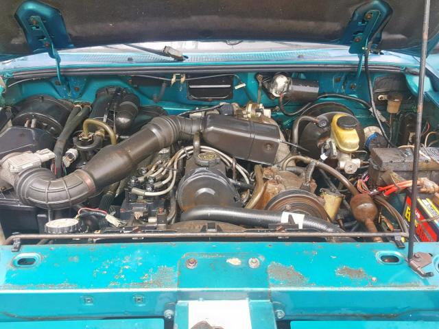 1FTCR10A0PTA71323 - 1993 FORD RANGER GREEN photo 7
