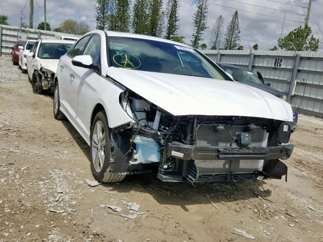 5NPE34AF4JH662479 - 2018 HYUNDAI SONATA SPO WHITE photo 1