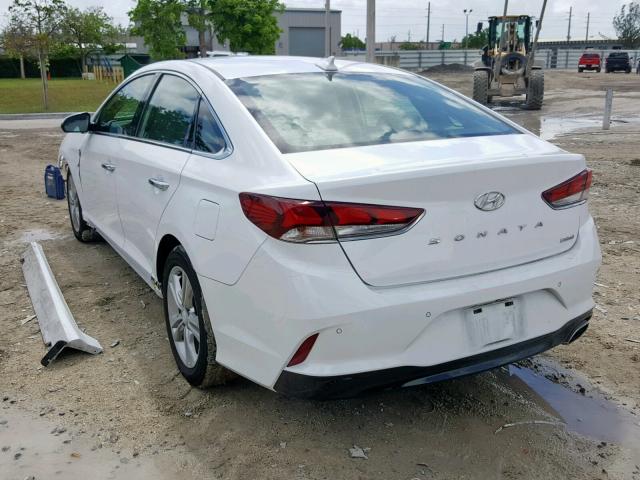 5NPE34AF4JH662479 - 2018 HYUNDAI SONATA SPO WHITE photo 3