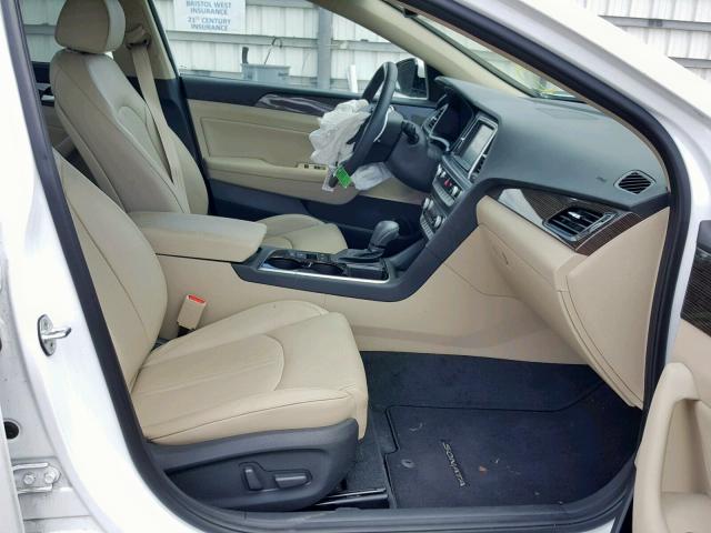 5NPE34AF4JH662479 - 2018 HYUNDAI SONATA SPO WHITE photo 5