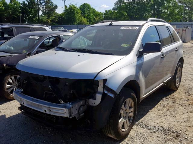 2FMDK3GC1ABA01750 - 2010 FORD EDGE SE SILVER photo 2