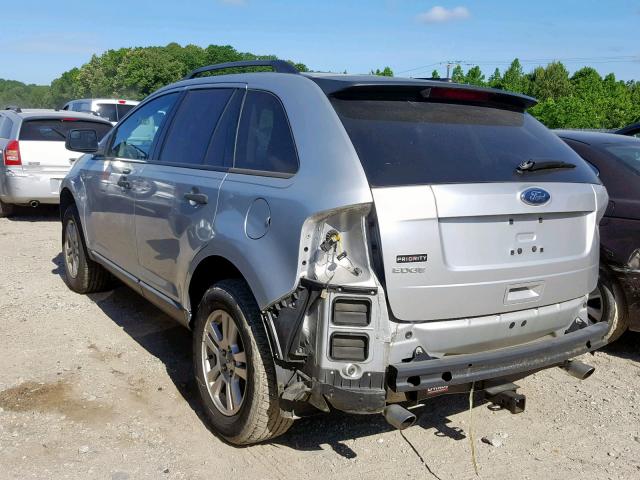 2FMDK3GC1ABA01750 - 2010 FORD EDGE SE SILVER photo 3